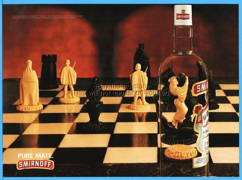 1997 smirnoff vodka - vodka, scacchi