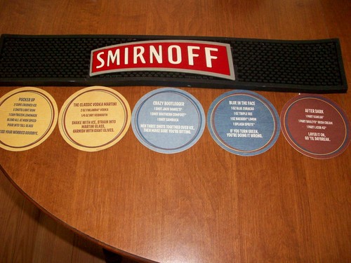 Smirnoff tappetino bar - smirnoff,