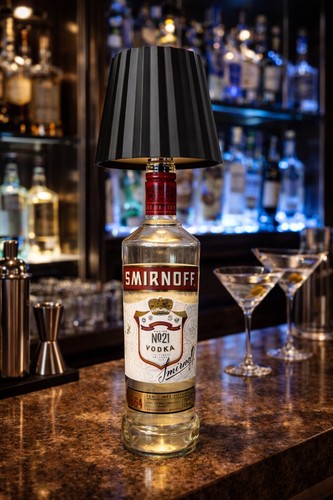 Lampada bottiglia vodka - bottiglia,